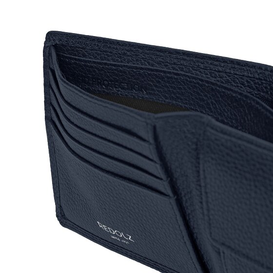Redolz Leather Essentials QF Porte-monnaie en cuir RFID 11,5 cm