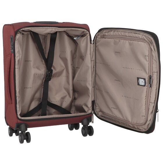 Stratic Bendigo Light + 4 roues Valise cabine 54 cm '"avec soufflet d''extension"'