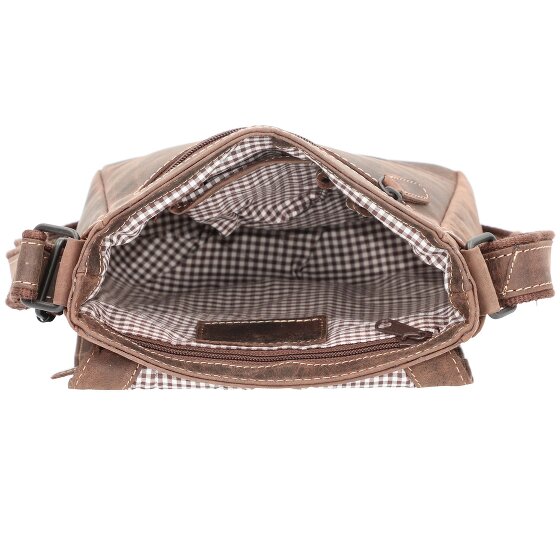 Jack Kinsky Baltimore 3 Sac à bandoulière en cuir 19 cm