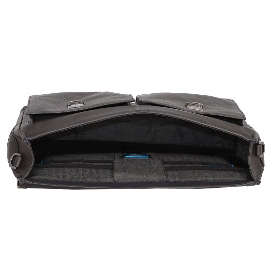 Piquadro Kobe Attaché-case Cuir véritable 42 cm Compartiment ordinateur