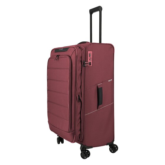 Travelite Skaii 4 roues Valise cabine L 78 cm avec soufflet d'extension