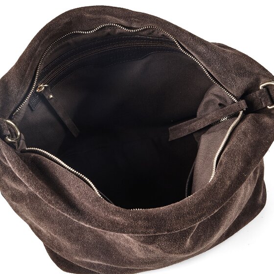 abro Ebony Sac à bandoulière Cuir véritable 39 cm