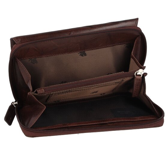 mano Donna Aurona Porte-monnaie RFID en cuir 18 cm