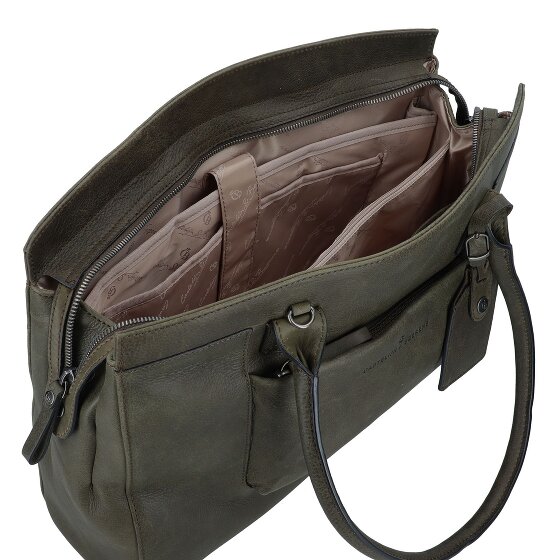 Castelijn & Beerens Carisma Sac à bandoulière RFID en cuir 38 cm Compartiment pour ordinateur portable