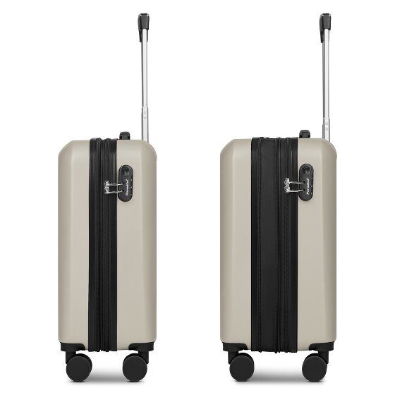Check.In Paradise 2.0 4 roulettes Trolley de cabine S 55 cm avec soufflet d'extension