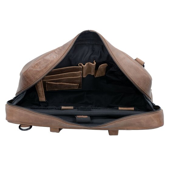 Plevier Pure Sac à bandoulière en cuir 43 cm Compartiment pour ordinateur portable