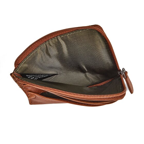Greenburry Newport Étui pour cartes de crédit Protection RFID Cuir véritable 10.5 cm