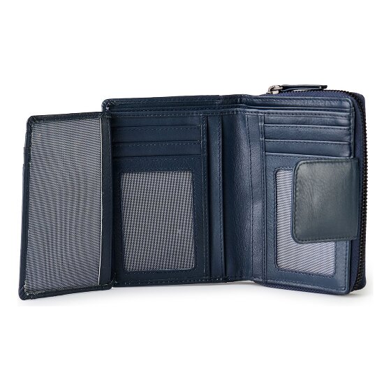 Jack Kinsky Livorno 511 Porte-monnaie Protection RFID Cuir 9.5 cm