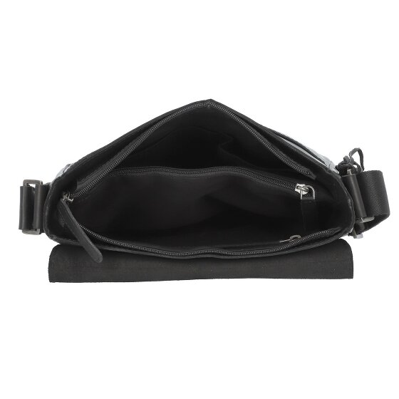 Greenburry Pure Black Sac à bandoulière Cuir 26 cm