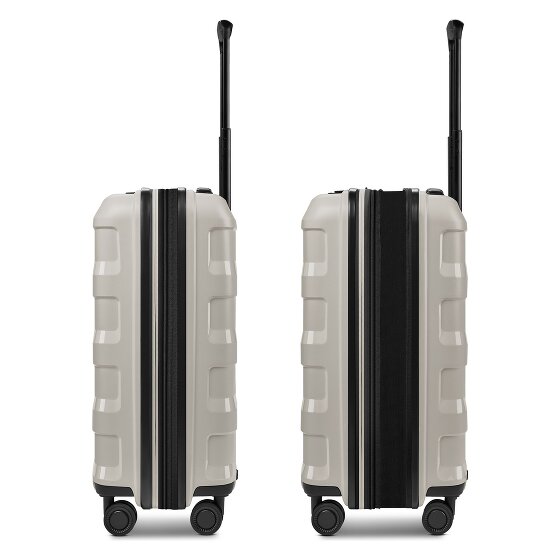Redolz Pro PP 4 roues Valise cabine 55 cm '"avec soufflet d''extension"'