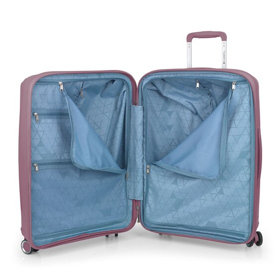 Gabol Queens 4 roues Set de valises 3 pièces avec soufflet d'extension