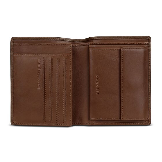 bugatti Due Porte-monnaie Protection RFID Cuir 10 cm