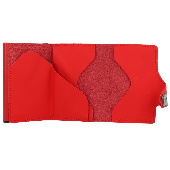 Tru Virtu Click & Slide Porte-cartes de crédit Porte-monnaie RFID en cuir 6,5 cm