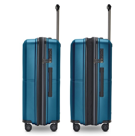 Pactastic Collection 01 4 roulettes Trolley M 67 cm avec soufflet d'extension