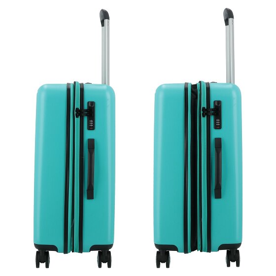 Gabol Future Plus 4 roulettes Trolley 66 cm avec soufflet d'extension