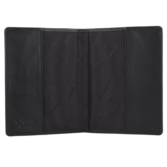 Esquire Harry Étui à passeport RFID en cuir 10 cm