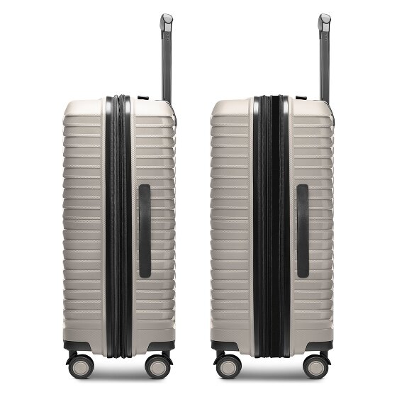 Stratic Shine 4 roues Set de valises 3 pièces avec soufflet d'extension