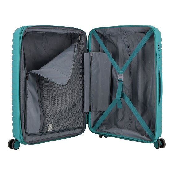 d&n Travel Line 4500 4 roulettes Set de valises 3 pièces avec soufflet d'extension