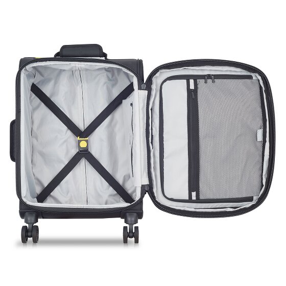 Delsey Paris Maubert 2.0 4 roulettes Trolley de cabine 55 cm avec soufflet d'extension