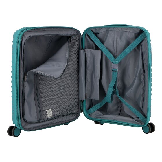 d&n Travel Line 4500 4 roulettes Trolley de cabine S 55 cm avec soufflet d'extension