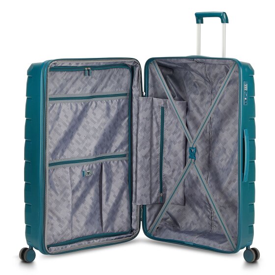 Roncato Skyline 2.0 4 roues Valise cabine 79 cm avec soufflet d'extension
