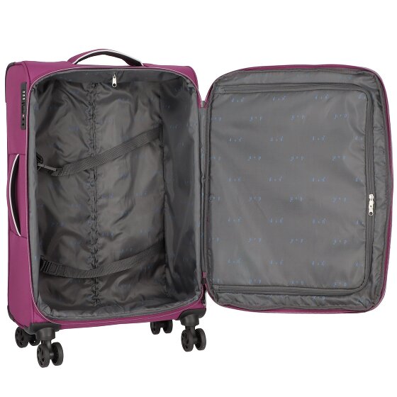 d&n Travel Line 9204 4 roues Set de valises 3 pièces avec soufflet d'extension