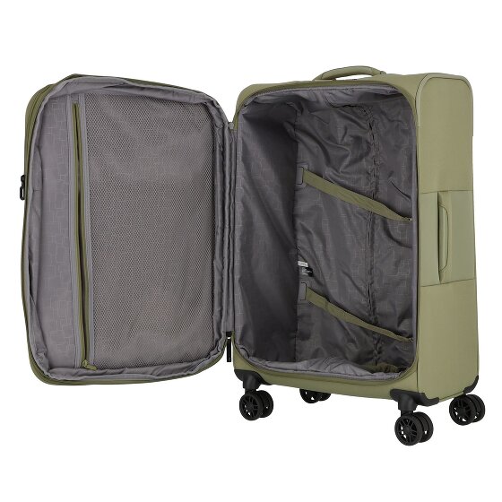 Jump Monthélys 4 roulettes Trolley 67 cm avec soufflet d'extension