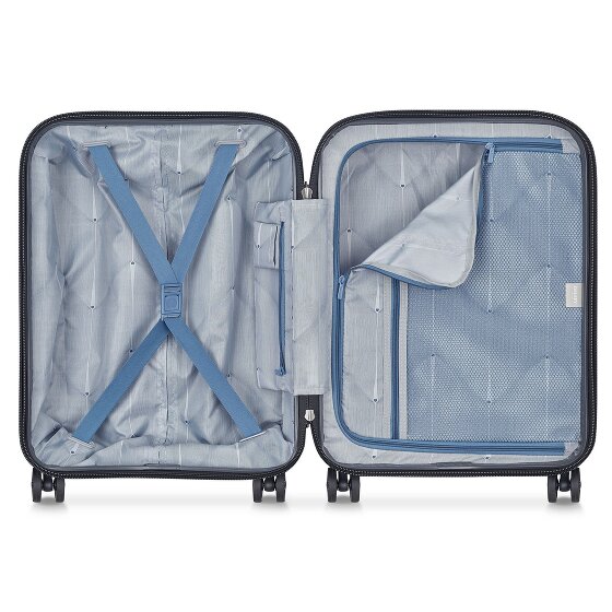 Delsey Paris Freestyle 4 roulettes Trolley de cabine 55 cm