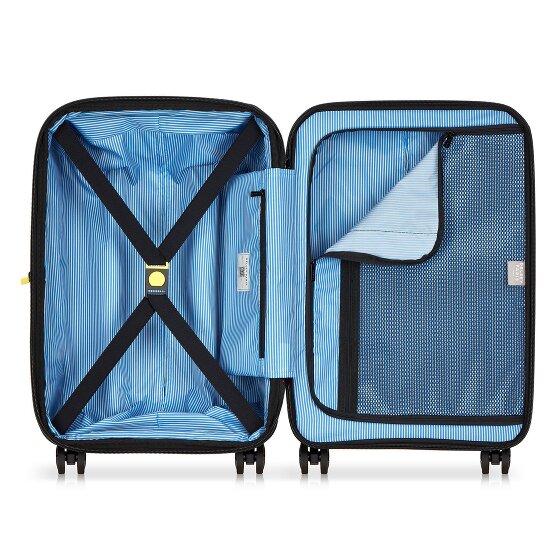 Delsey Paris Lutece Se 4 roulettes Trolley de cabine 55 cm avec soufflet d'extension