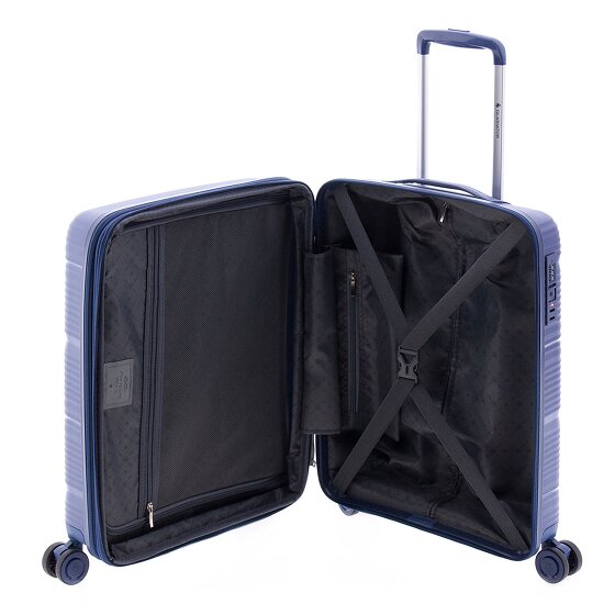Gladiator 0800 4 roulettes Trolley 55 cm avec soufflet d'extension