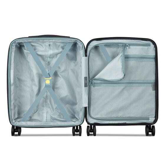 Delsey Paris Meteor 4 roues Valise cabine 55 cm avec soufflet d'extension