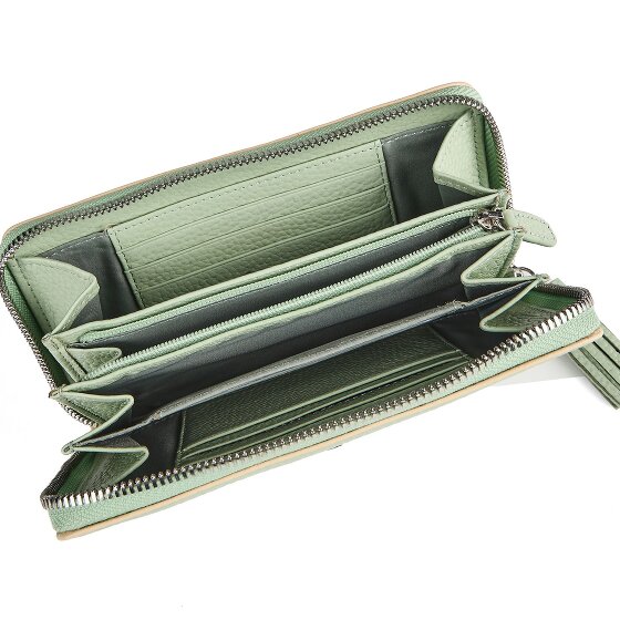 Esquire Virginia Porte-monnaie Protection RFID Cuir véritable 17 cm
