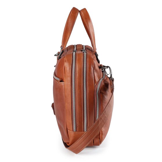 Plevier Vintage Larry Porte-documents Cuir 40 cm Compartiment pour ordinateur portable