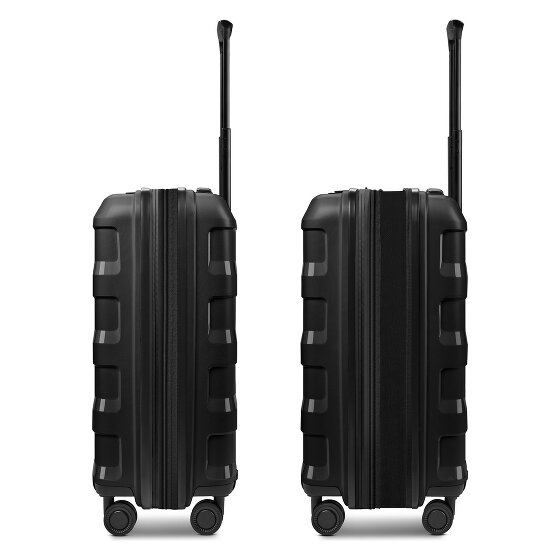 Redolz Pro PP 4 roues Valise cabine 55 cm '"avec soufflet d''extension"'