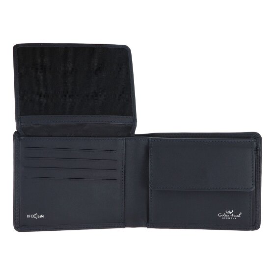 Golden Head Polo Porte-monnaie Protection RFID Cuir véritable 12 cm