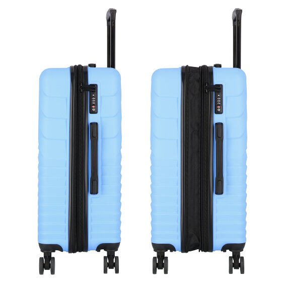 Cocoono Larnaka 4 roulettes Set de valises 3 pièces avec soufflet d'extension