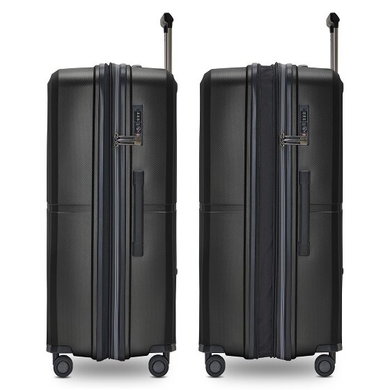 Pactastic Collection 01 4 roulettes Trolley L 76 cm avec soufflet d'extension