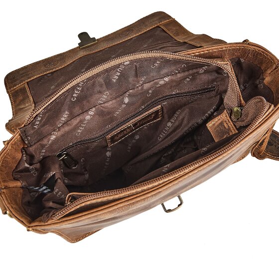 Greenburry Vintage Sac à bandoulière Cuir véritable 22 cm