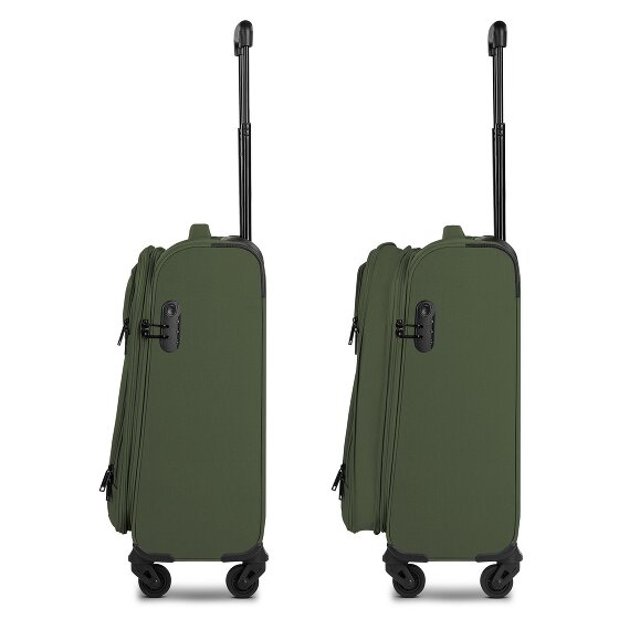 Smartbox Edition 04 4 roulettes Trolley de cabine 55 cm avec soufflet d'extension