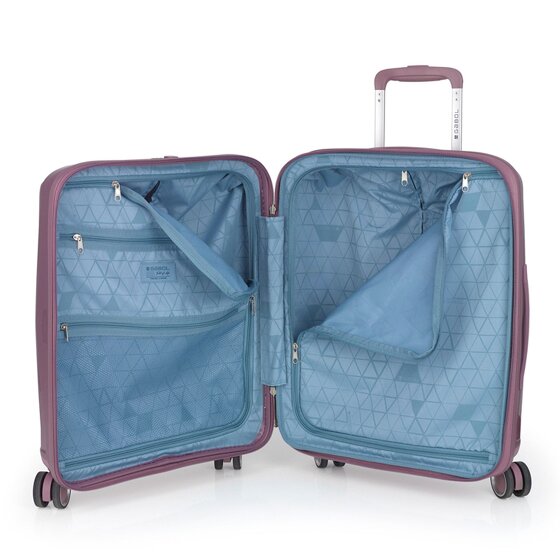 Gabol Queens 4 roues Valise cabine S 54 cm avec soufflet d'extension