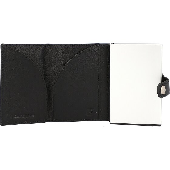 Samsonite Étui pour cartes de crédit Alu Fit RFID en cuir 6,5 cm