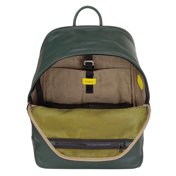 DuDu New York Daypack Cuir véritable 41 cm Compartiment ordinateur