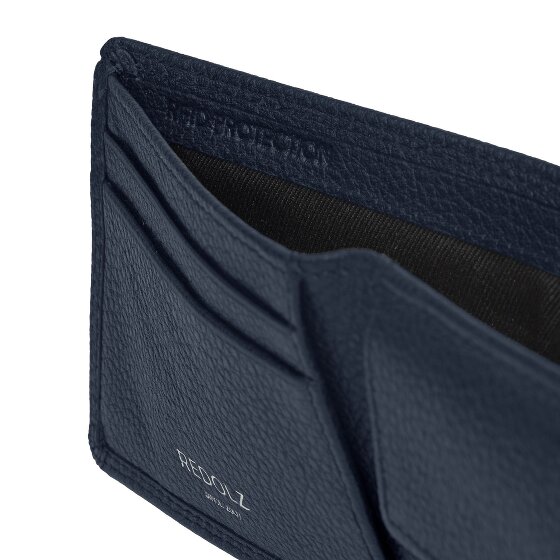 Redolz Leather Essentials QF petit porte-monnaie en cuir RFID 10,5 cm