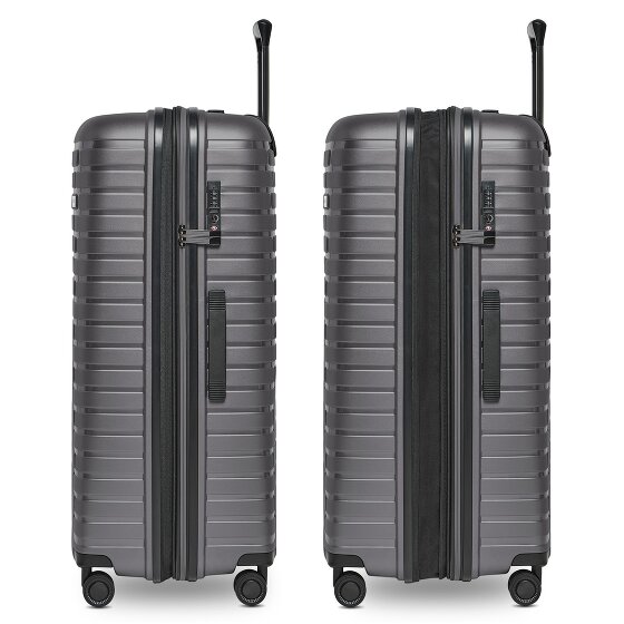 Pactastic Collection 04 THE LARGE + 4 roulettes Trolley L 75 cm avec soufflet d'extension