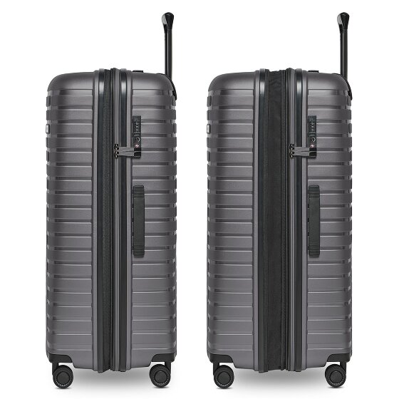 Pactastic Collection 04 THE LARGE + 4 roues Valise cabine L 75 cm avec soufflet d'extension