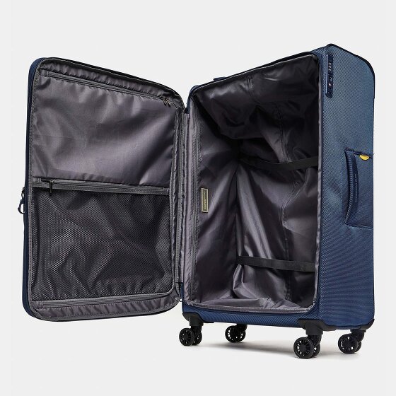 Mandarina Duck Zephyr 4 roues Valise cabine L 78 cm avec soufflet d'extension