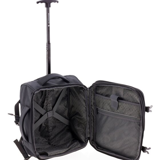 Gladiator 1400 2 roulettes Trolley à dos 40 cm Compartiment pour ordinateur portable avec soufflet d'extension