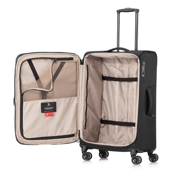 Pack Easy GoUp 4 roulettes Trolley M 65 cm avec soufflet d'extension