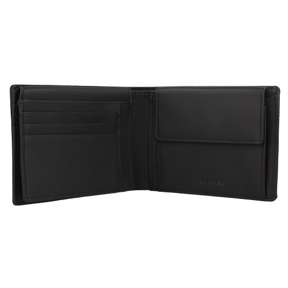 Piquadro Woody Porte-monnaie Protection RFID Cuir 13 cm