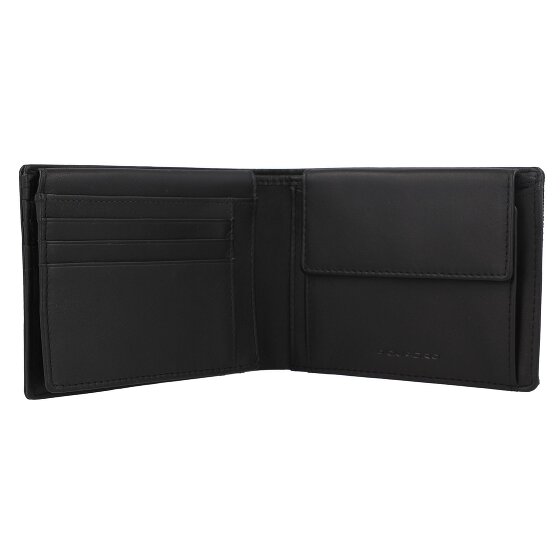 Piquadro Woody Porte-monnaie Protection RFID Cuir 13 cm